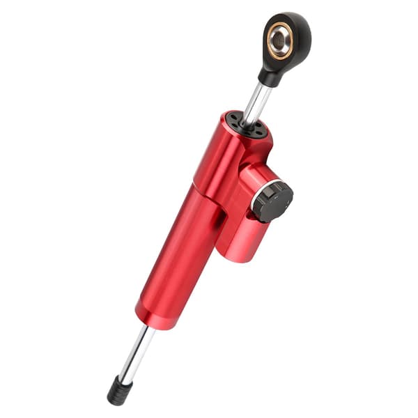 【NX】Universal Motorcykel Aluminiumlegering Styredæmper Stabilisator (Rød & Sort)