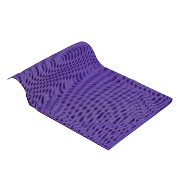 Kylhandduk Färgfast Lätt Is Mjuk Andningsbar Chilly Handduk för Yoga Sport Löpning Gym Träning Fitness Lila 30x90cm/11.81x35.43in