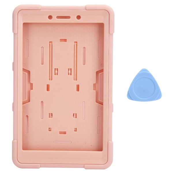 Tablet Etuier Blødt Lys Forskellige Farver Hænderne Fri Beskyttende Etui til Galaxy Tab A Computer Pink