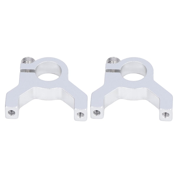 2ST Klemmesupport 1 Side 2 Stang M4 Gjenget Aluminium Klemmeklips Robotakseltilbehør 3400-0032-0500 1/2in