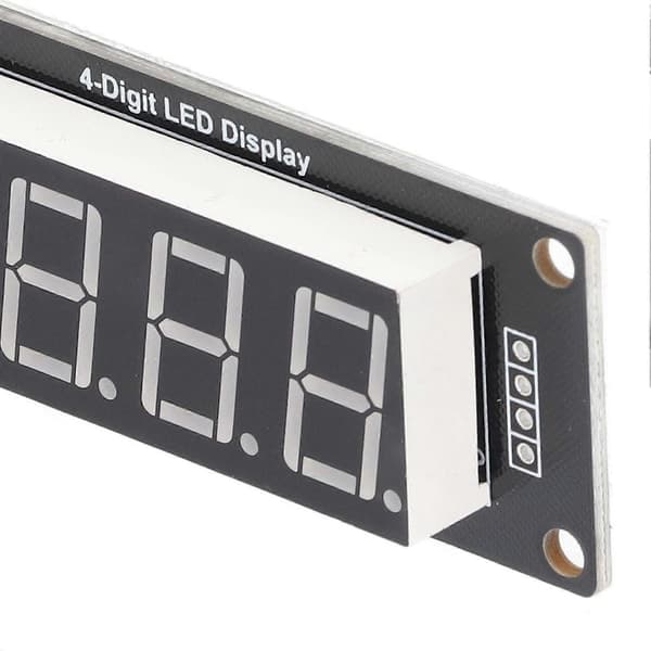 4 stk LED-segment digitalt displaymodul 4 bit 7 segment printkort urmodul 0,56 tommer MRA172D grøn