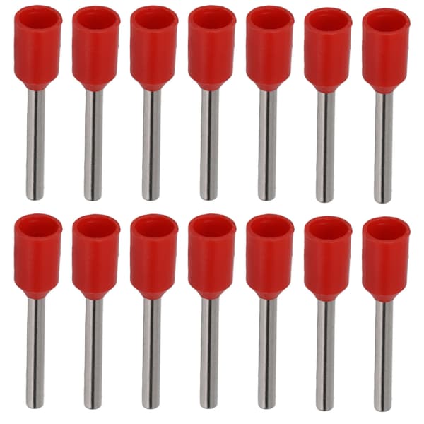 【NX】1000 STK isolerede kabeltyller terminaler stift kobber krympeforbindelse til AWG 22 elektrisk ledning E0510