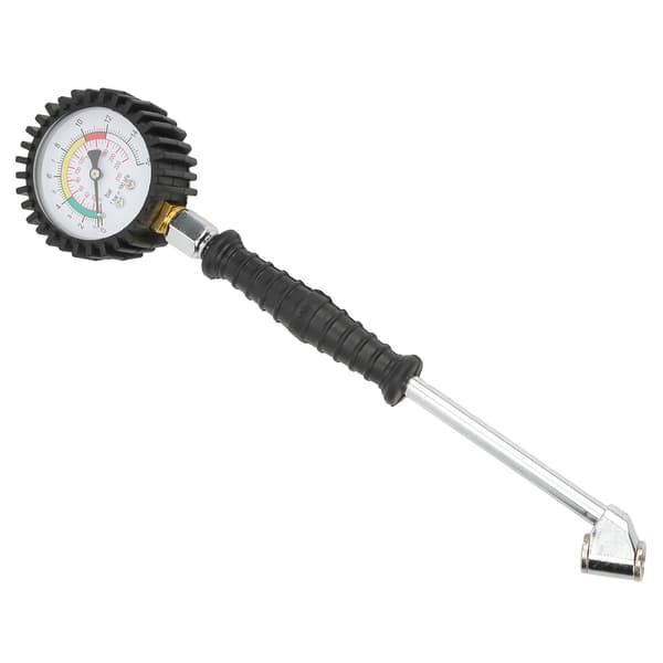 Däcktrycksmätare 0‑220 PSI Pointer Typ Handhållen Mekanisk Hög noggrannhet Universal Kompatibel med bilmotorcykelcykel
