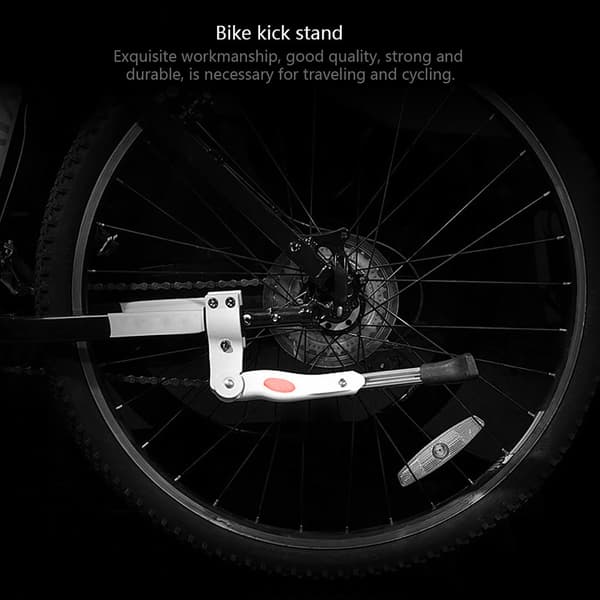 【NX】Vit aluminiumlegering cykelstöd passar för 20\" 24\" 26\" (vit)