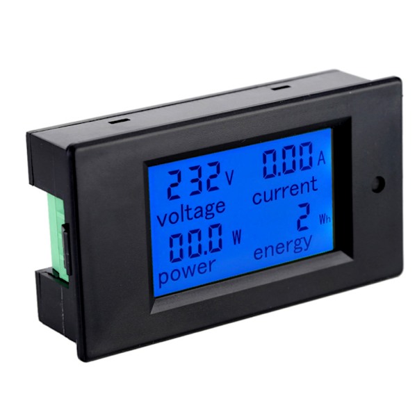 TSPZEM-061 Multifunksjons LCD Digital AC Spenning Strøm Power Energimåler Tester