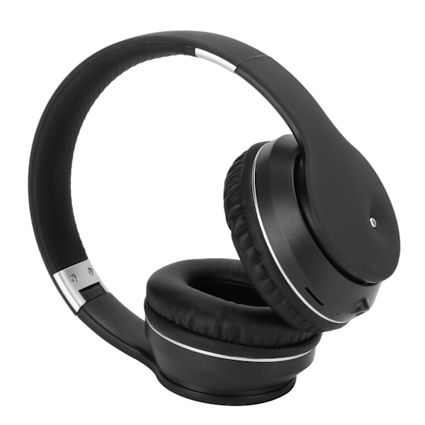 Trådløst Bluetooth Stereo Headset MP3 for Musikk Spill Datamaskiner Støtte Minnekort svart sølv