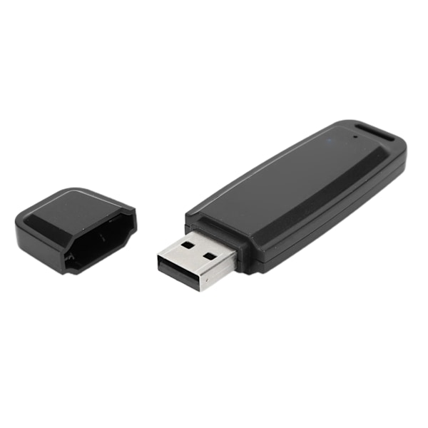 SK001 Mini Digital Röstinspelare UDisk TF Flash-kort USB2.0 Inspelningspenna för Windows Xp Vista7/8 (Svart)