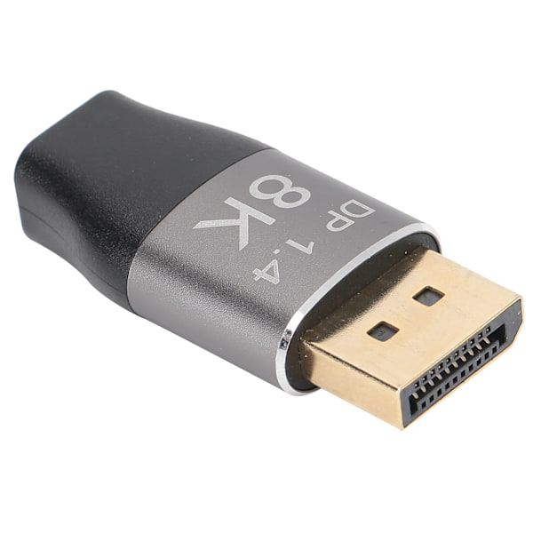 D0209 Mini DP til DP Adapter 8K ved 60Hz Høyoppløselig Konverter for PC Datamaskin