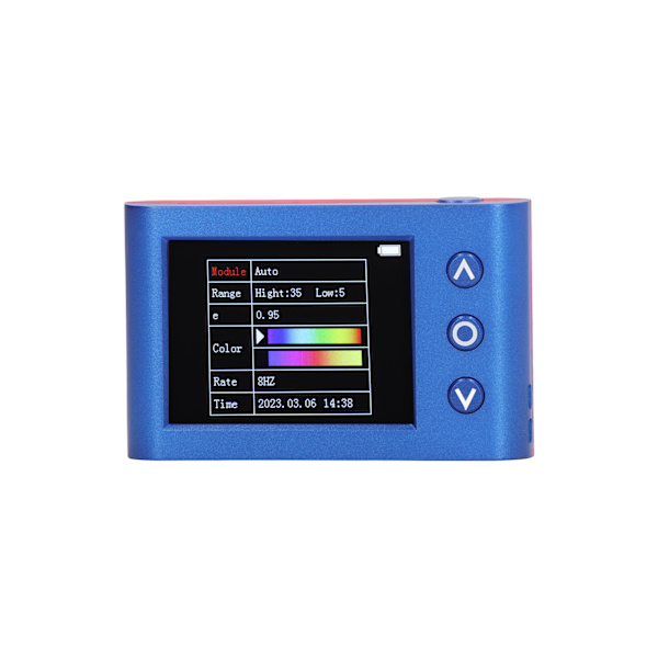 2,4-tommers LCD-skjerm Infrarød Varmekamera 8Hz Micro USB-grensesnitt Håndholdt Varmekamera 320x240