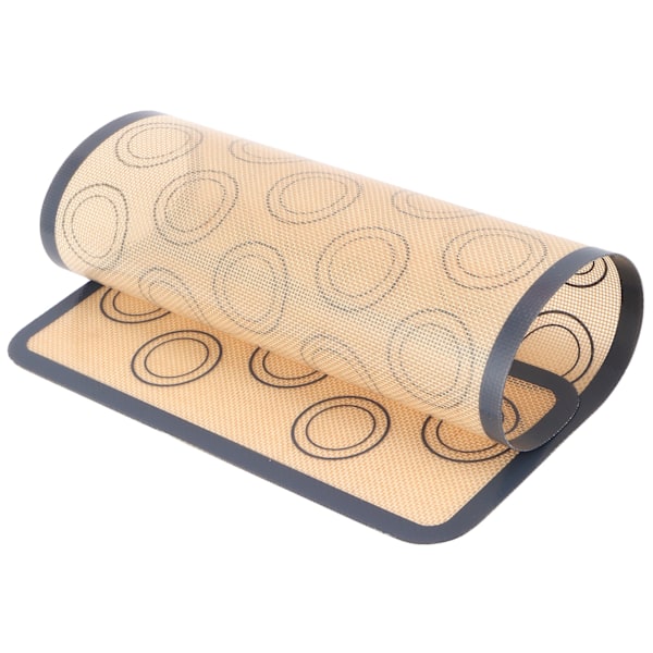 Bakeplate i silikon Gjenbrukbar NonStick stekeplate Varmebestandig bakeform 42x29,5 cm