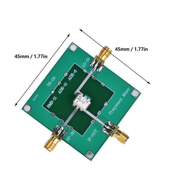 5-1900Mhz RF upp och ner Frekvensomvandling Passiv Mixer RMS-11