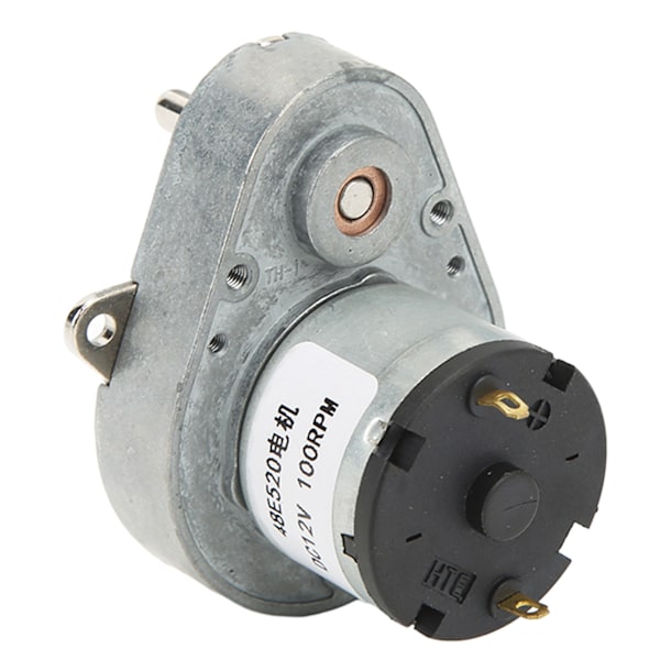 DC-vaihdemoottori 100 RPM Korkea vääntömomentti Käännettävä CW CCW Nopeudenvaihdemoottori 48E520 DC12V