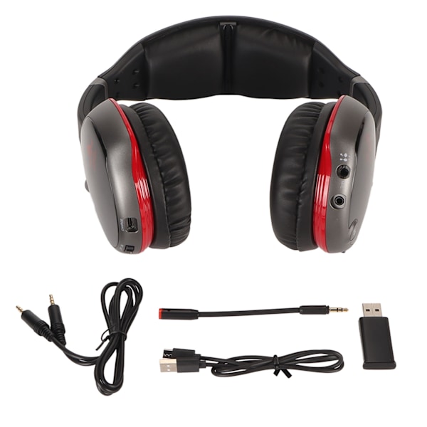 Gaming Headset Professionell trådlöst 2,4G trådansluten 3,5 mm Virtual 7.1 Surround Sound-hörlurar för PC Laptop Spelkonsol