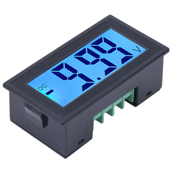 YB5135DB DC Digital Voltmeter LCD Display Spændingsmåler AC100-240V Strømforsyning DC 0-10V