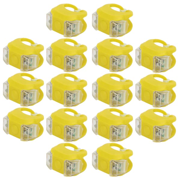16 stk LED Båtnasjonalitetslys 3 Moduser Enkel Installasjon Lys Sterk Sikker Advarsel Båtlys for Båter Gule