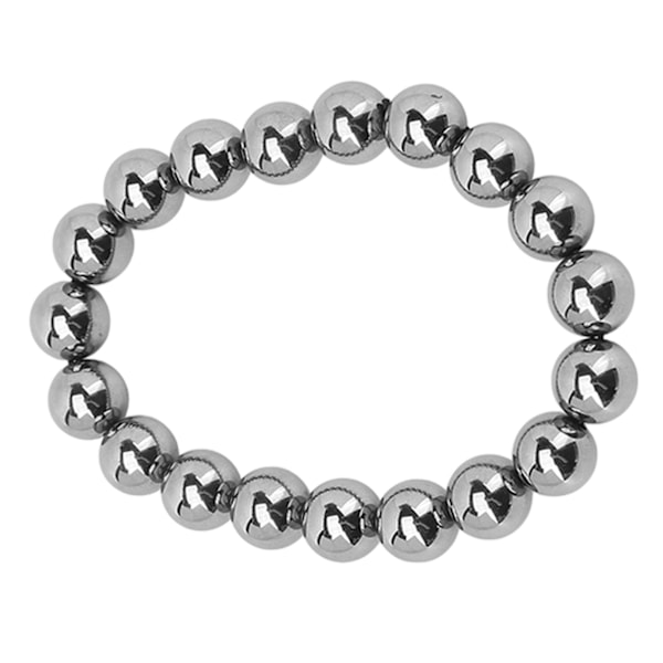 10 mm rund Terahertz Beads Armband Energy Stone Elastisk Flexibel Snygg Stretch Armband för män kvinnor