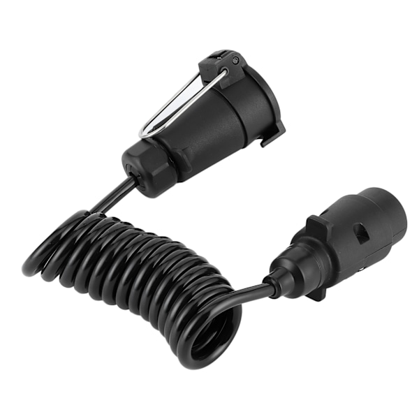 2m fjærkabelledning 7-pinners tilhengerkontaktuttak Adapter Kabelkontakt for campingvogn