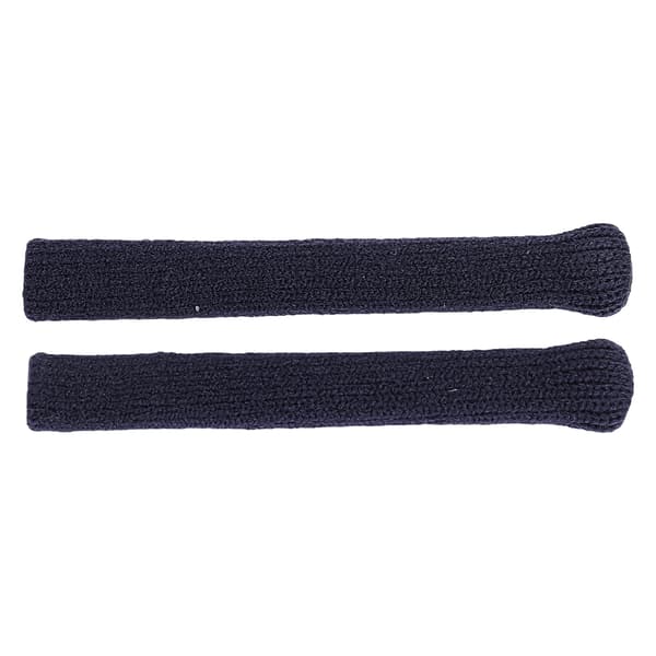 2-pack Bomullsglasögon Öronkudde Mjuk Stickad Halksäker Fixering Glasögon Tempelspetsar Ärm Marinblå