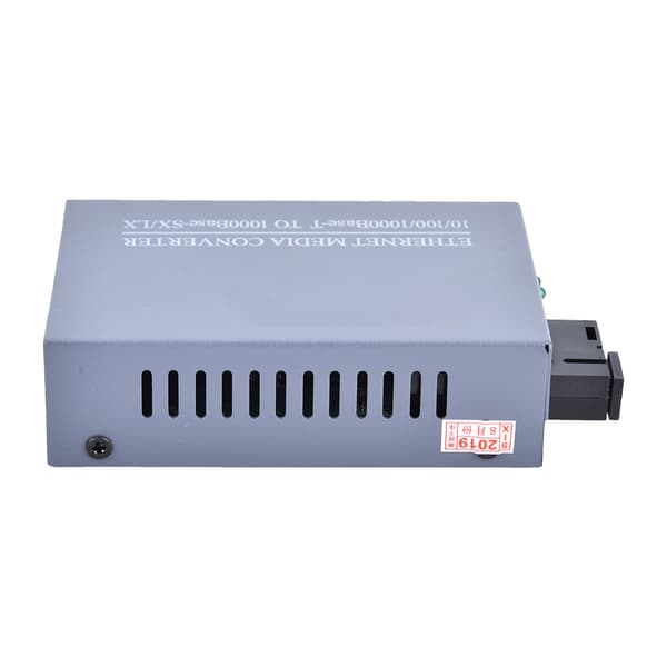【NX】2 stk. Ethernet-konvertere Single Mode Single Core RJ45 Gigabit US-stik 110~240V
