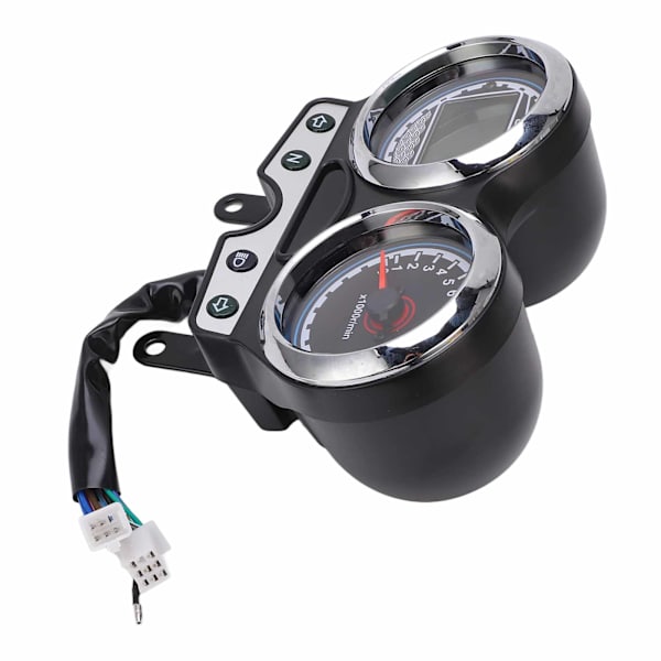 12V Motorcykel LCD Mätare Hastighetsmätare Varvräknare Växel Körsträcka Display Passar för Suzuki EN125-3F EN150 12-16