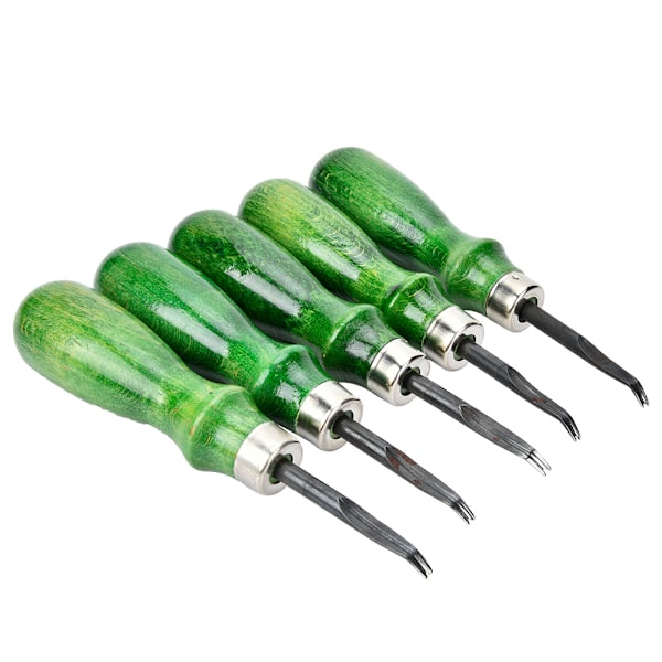 0,6 mm - 1,4 mm Ammattimainen Viistystimu DIY-tarvike Nahkatöiden reunakone (0,8 mm)