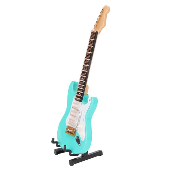 【NX】Mini gitarreplika miniatyrgitarrmusikkinstrumentmodell HjemmekontordekorasjonL