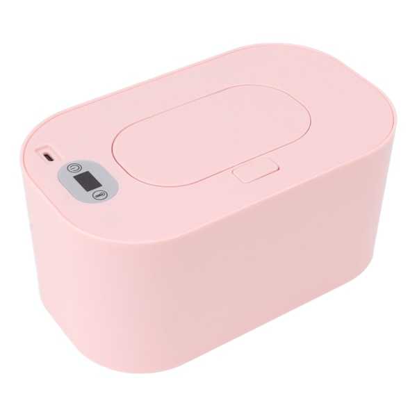 Vauvan pyyhkeiden lämmitin USB-liitännällä, vakiolämpötilainen kannettava pyyhe lämmitin, lämpötilan säätö, lämmin pidike, annostelija, 5V, vaaleanpunainen