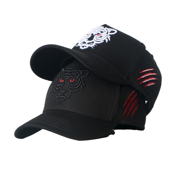 Animal Tiger Broderad Baseball Solhatt Cool Hip Hop Baseball Hatt för män Dam Sport Fan