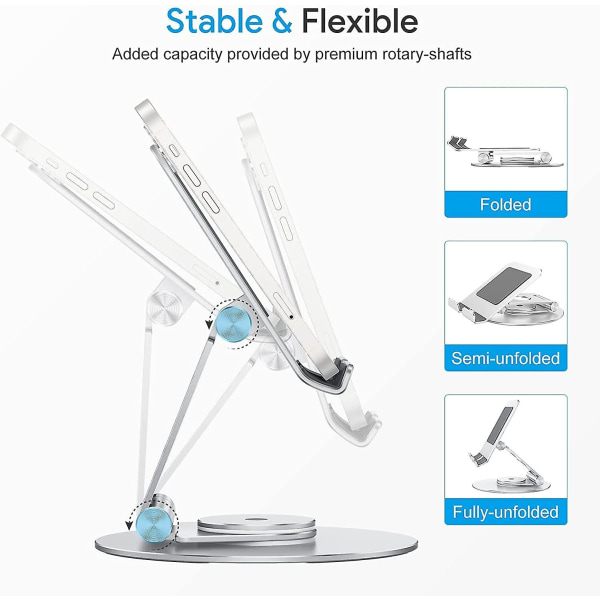 Tablet Stand,rotate Foldable Adjustable Ipad Stand Holder,portable