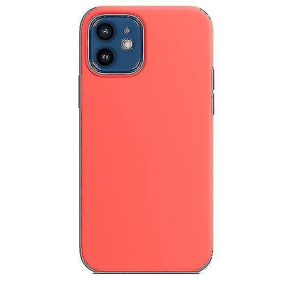 Silikonetui med Magsafe til Iphone 12 12 Pro Pink Citrus