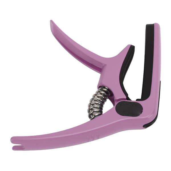 Metal Guitar Capo Tone Adjustment Tool med Pick Holder String Instrument Tilbehør Lilla