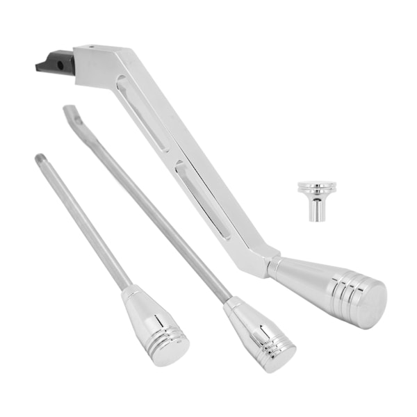 【NX】Blinklysarm i rustfrit stål, rustfri, galvaniseret, poleret billet-skiftearm, erstatning til Chevy