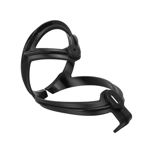 Sykkelflaskeholder Holder Polykarbonat Setepinne Vannflaskeholder Adapter for Langkjøring Utendørs Svart