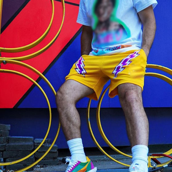 Meshshorts för män Andas träningsbyxor i mesh Gymträningsträningsshorts Casual Fashion Shorts med fickor