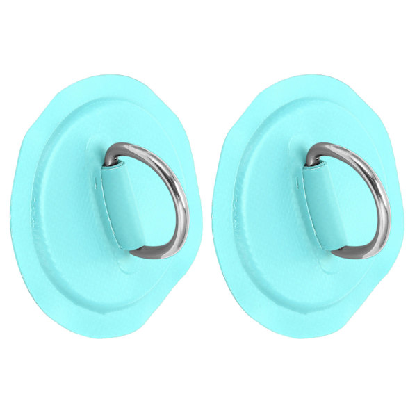 D Ring Pad Patch PVC Oppblåsbar båt Flåte Jolle Kanot Surfebrett Kajakk Festebeslag Smaragdgrønn