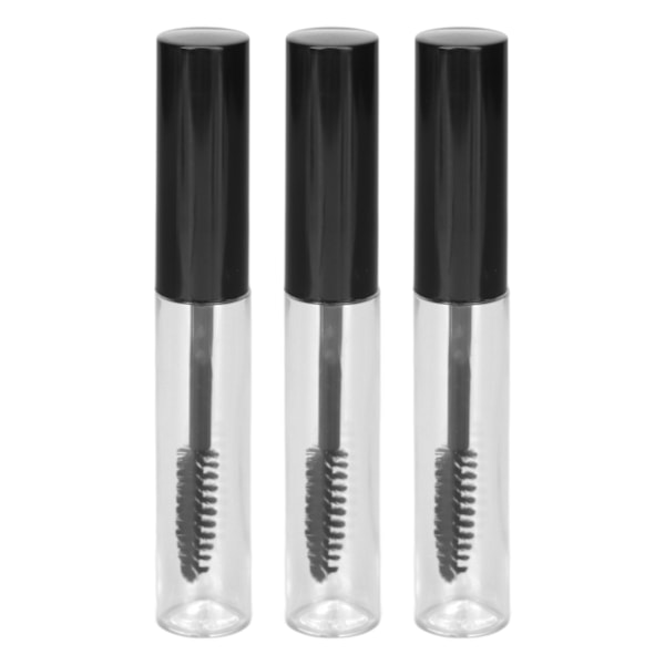 3st Tom Mascara Tube Ögonfransstav Hemmakeup DIY Ögonfranstillväxt Serumbehållare med trattplugg