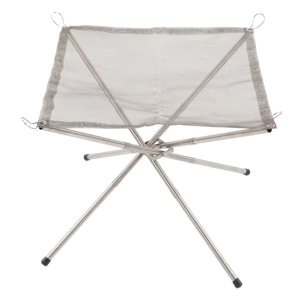 Bærbar Foldbar Udendørs Ildsted Foldbar Camping Ildsted med Opbevaringspose til Camping Baghave Have