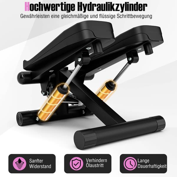 [NX]Mini Stepper med modstandsbånd, justerbar intensitet 6000