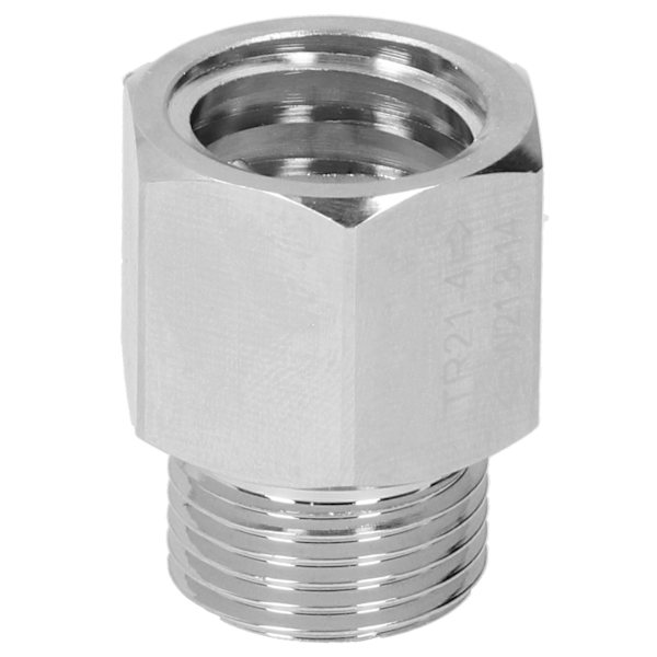 Sodacylinderadapter Sinklegering TR21.4 til W21.8-14 Konverterer for ølbryggingsutstyr