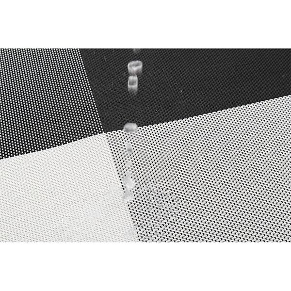 8 stk bordmatter Lett å rengjøre PVC-materiale Vanntett Svart Hvit Rutete mønster Spisebordunderlag for hotell