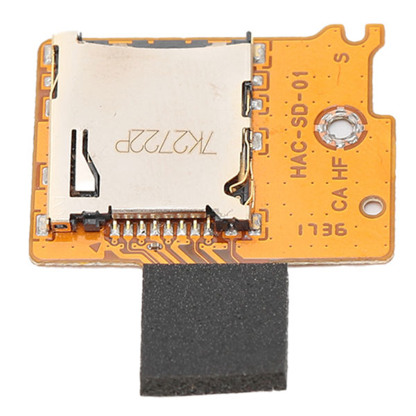 Minneskortläsare Connector Kortplats Socket Reparationsdelar för switch lite spelkonsol