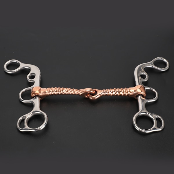 Rostfritt stål Häst Snaffle Training Snaffle Bit Tillbehör för ridutrustning