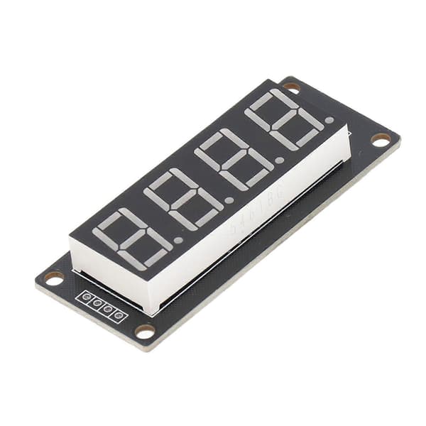 4 stk LED-segment digitalt displaymodul 4 bit 7 segment printkort urmodul 0,56 tommer MRA172D grøn