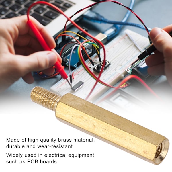 Messinkinen Standoff-liitäntä M3 yksittäinen pää kuusiokololla pähkinät Korvaussarjat PCB-levylle M3 x 20 50 kpl