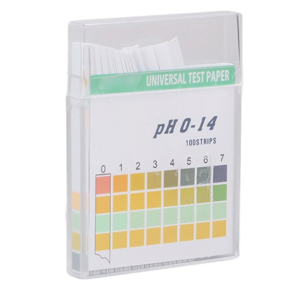 100 st PH-papper Professionell mätningstestremsor Exakt Universal för kosmetika Dricksvatten Jord PH0-14