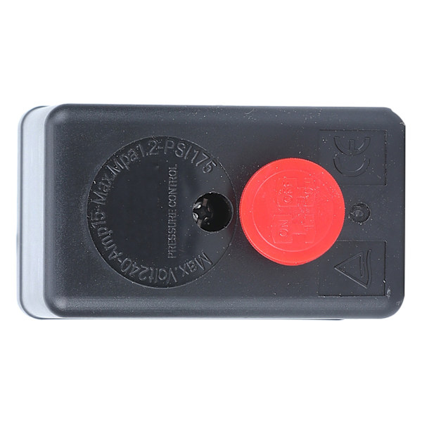 Luftkompressor trykomskifter kontrolventil Enkelt hul 0,5-1,2 MPa (72,5~175psi) 220V G1/4\"