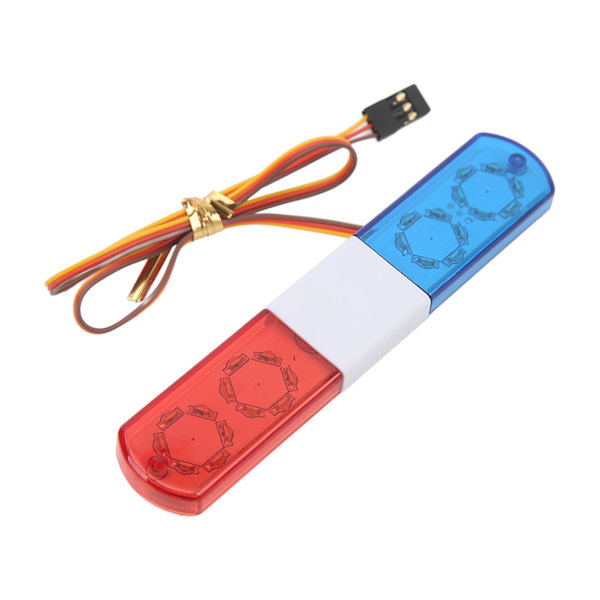 RC LED Poliisivalo Simulointimalli 4 Tilaa RC Poliisi Vilkkuvalo LED Hälytysvalo 1/8 1/10 RC Autoille Punainen Sininen