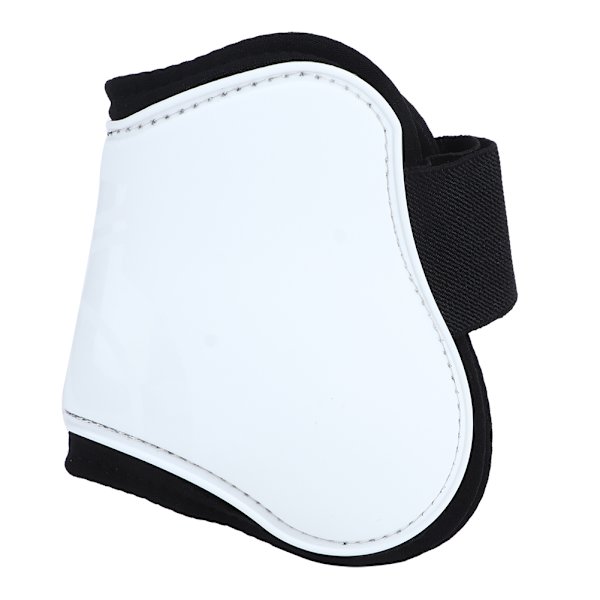 2ST Hvid Hest Springende Ben Støvle Beskyttelse Støtte Wrap Guard Professionel Rideudstyr Bagerste Benskydd