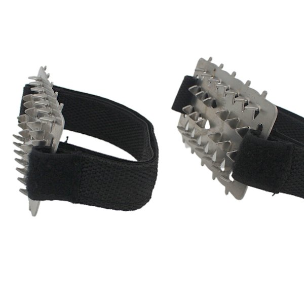 Isbrodder Ikke-Skli Isgrep med 26 Pigger - Isbrodder for Sko og Støvler - Grip for Utendørs Gåing på Snø og Is - Vandring, Klatring, Fiske