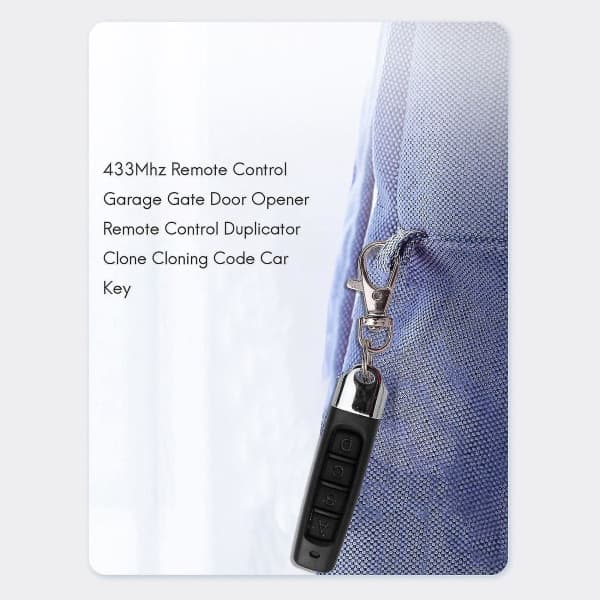 6x 433mhz Remote Control Garage Door Opener Remote Duplicator Cloning Code Car K
